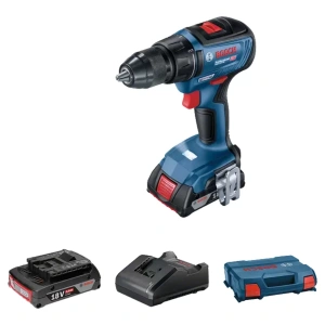 Bosch Professional GSR18V - 50 Akülü Delme Vidalama Makinesi 2x2.0Ah