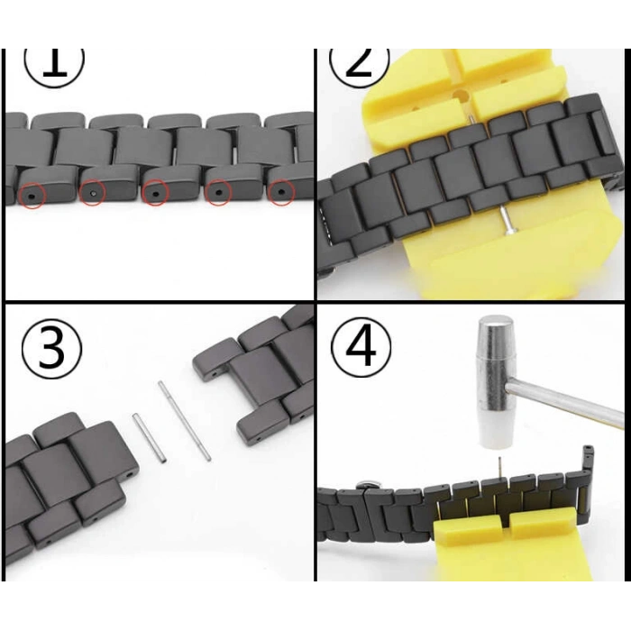 ​​​Apple Watch 40mm Mat Seramik Metal Kordon