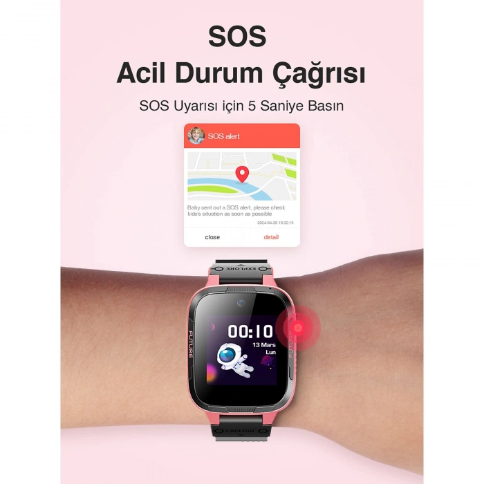 360+ Botslab E3 Akıllı Çocuk Saati Mavi