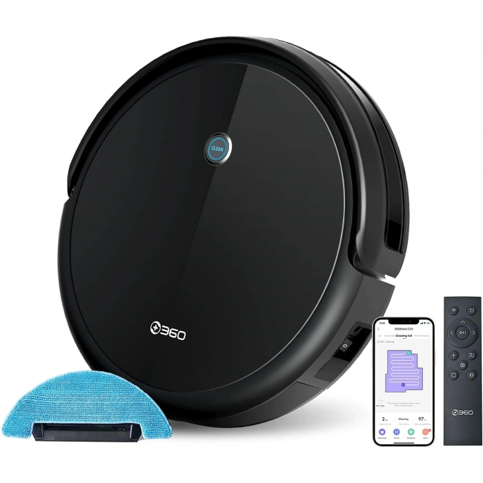 360 C50 Vacuum Mop Cleaner Akıllı Robot Süpürge