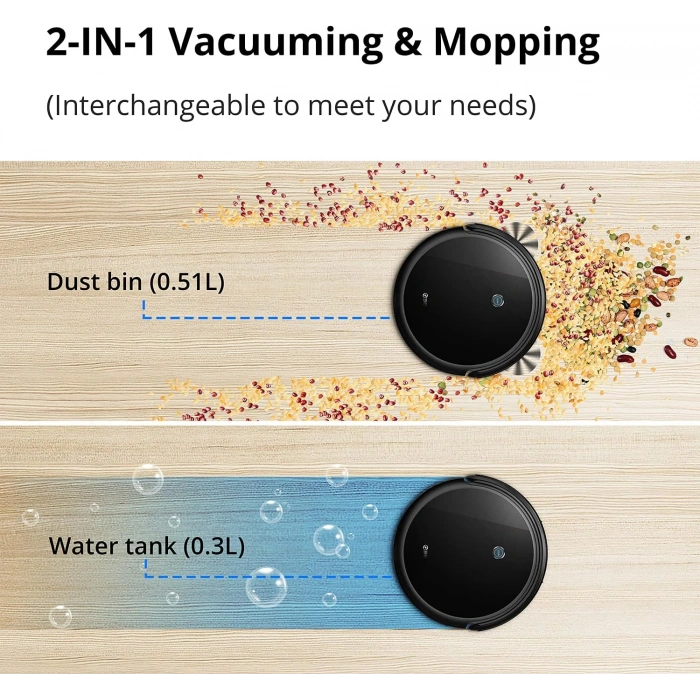 360 C50 Vacuum Mop Cleaner Akıllı Robot Süpürge