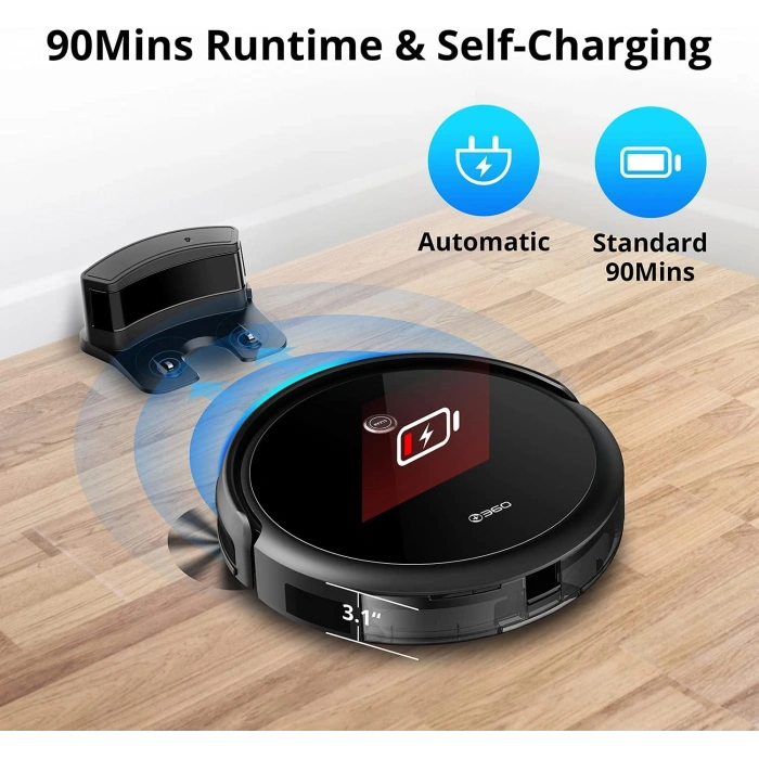 360 C50 Vacuum Mop Cleaner Akıllı Robot Süpürge