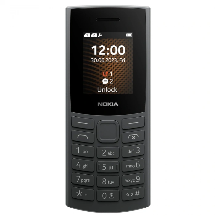 Nokia N105 Terra TA-1551 DS-4G Tuşlu Cep Telefonu - Siyah