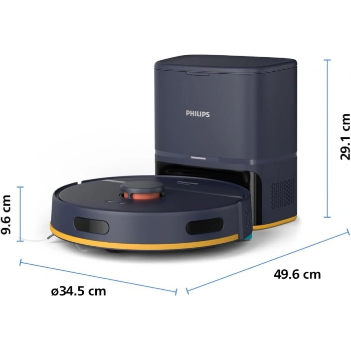 Philips 2000 Serisi XU2100/15 Çöp İstasyonlu Akıllı Robot Süpürge Gri