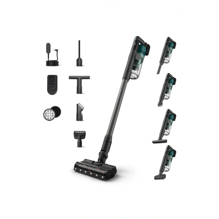 Philips XC6456/10 Dikey Şarjlı Süpürge + Philips HDA150/61 Kahve Makinesi