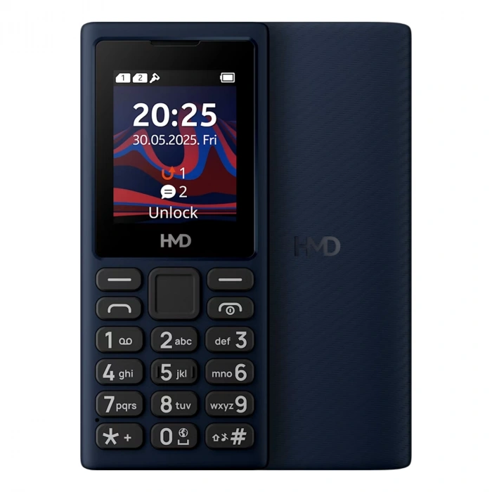 HMD 101 - 4G Çift SIM Tuşlu Cep Telefonu - Koyu Mavi