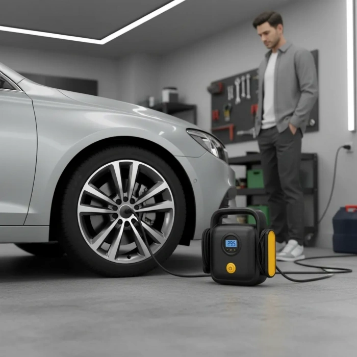 Daivin ZY-5101 Taşınabilir Şarjlı Kompresör Lastik Hava Pompası