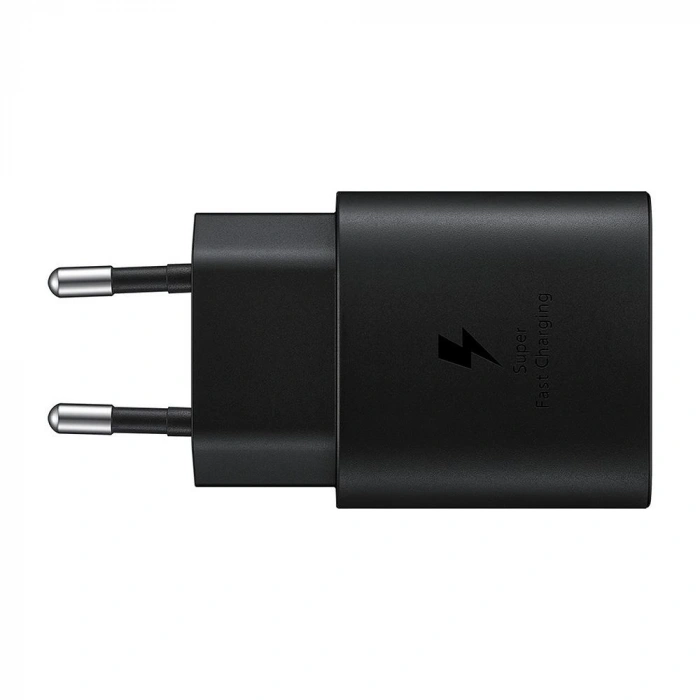 Samsung EP-TA800NBEGWW Type-C 25w Kablosuz Hızlı Şarj Adaptörü- Siyah