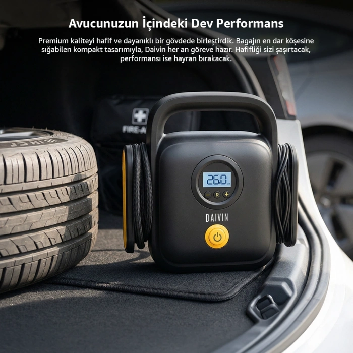 Daivin Quickair Taşınabilir Araç Hava Kompresörü