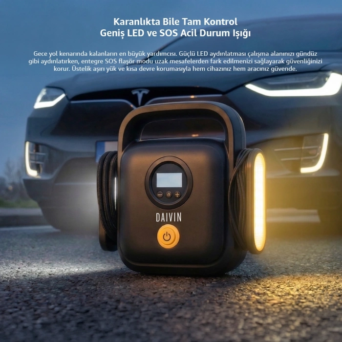 Daivin Quickair Taşınabilir Araç Hava Kompresörü