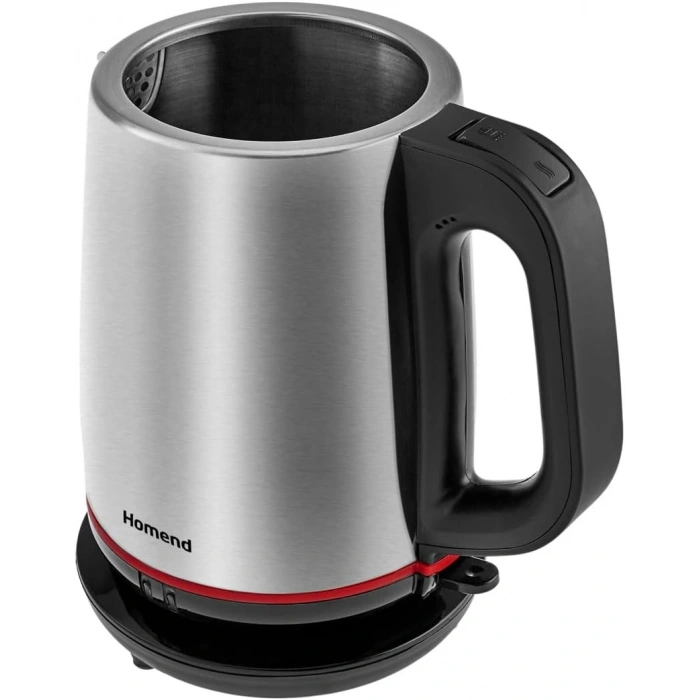 Homend Royaltea 1711h Çelik Çay Makinesi Inox Siyah