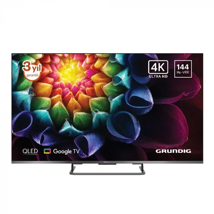 Grundig 75 GQ 850A 75 inç 189 Ekran Uydu Alıcılı Google TV Smart 4K Ultra HD 144 Hz QLED TV
