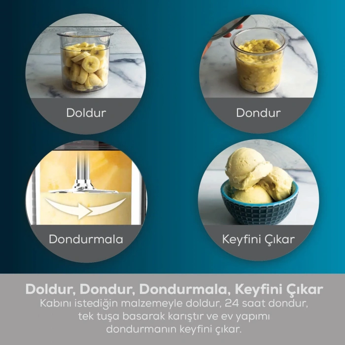 Ninja Creami NC300EU Dondurma Makinesi Gümüş