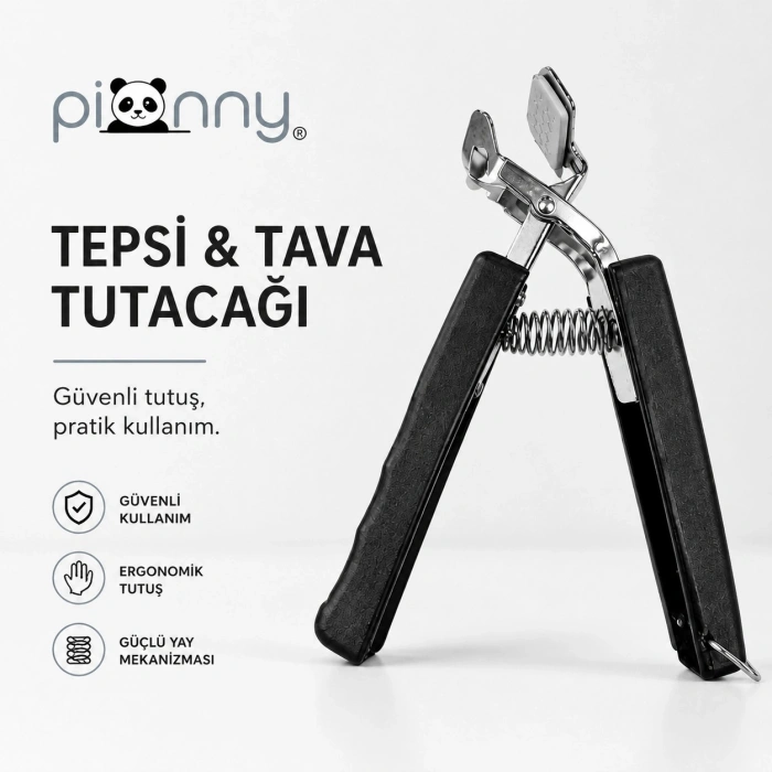 Pionny Pratik Tepsi Tava Ve Tencere Tutacağı Siyah