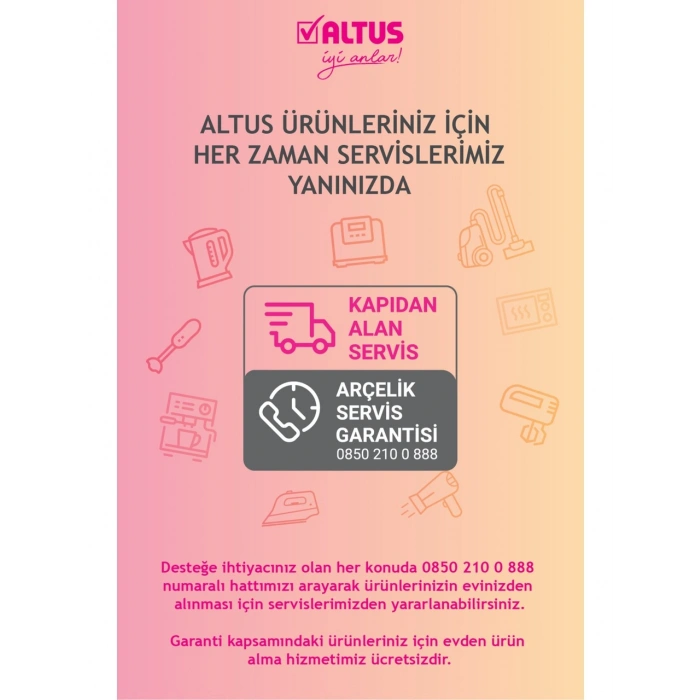 Altus AL 15 A Zaman Ayarlı Ayaklı Vantilatör