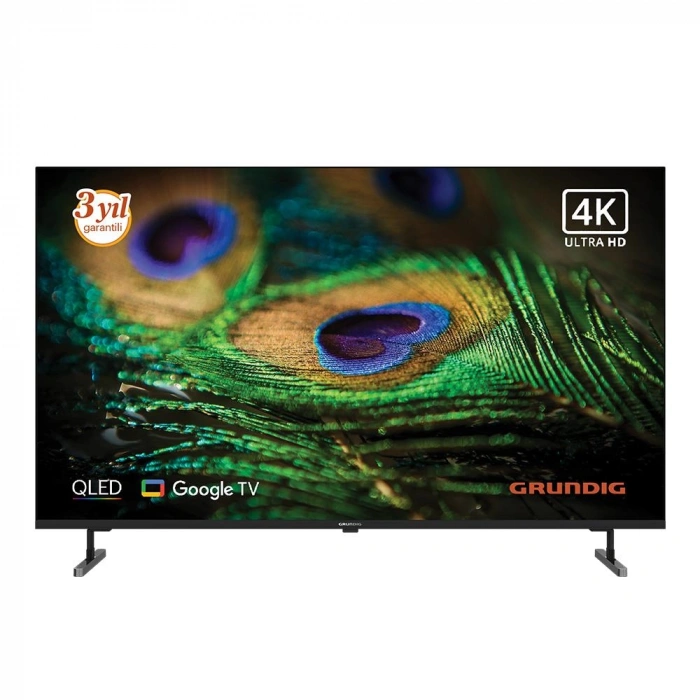 Grundig 50 GQ 750A 50inc 126 cm 4K UHD Google Smart QLED TV, Uydu Alıcılı