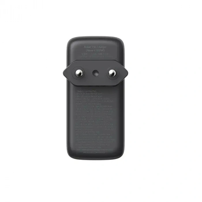 Anker 736 Nano II 100W Şarj Adaptörü ( 2 Usb-c + 1 Usb ) - Siyah
