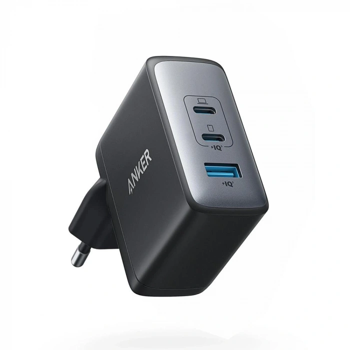 Anker 736 Nano II 100W Şarj Adaptörü ( 2 Usb-c + 1 Usb ) - Siyah