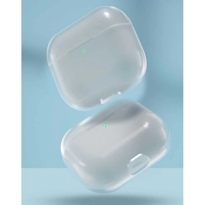 Apple Airpods 3. Nesil Kılıf Şeffaf Sert Kristal Zore Airbag 14 Kılıf
