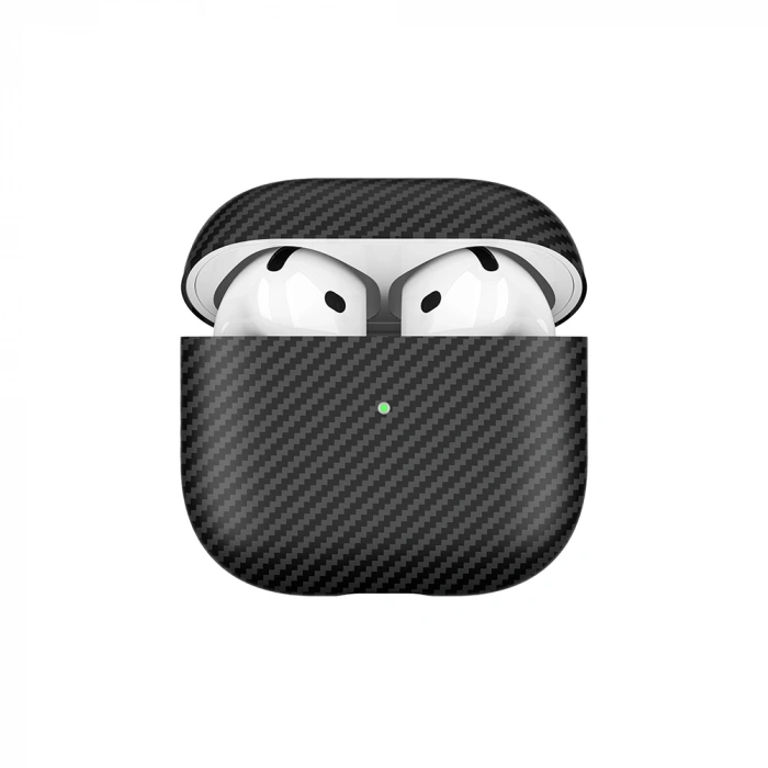 Apple Airpods 4 Zore Airbag 43 600D Karbon Fiber Kulaklık Kılıfı