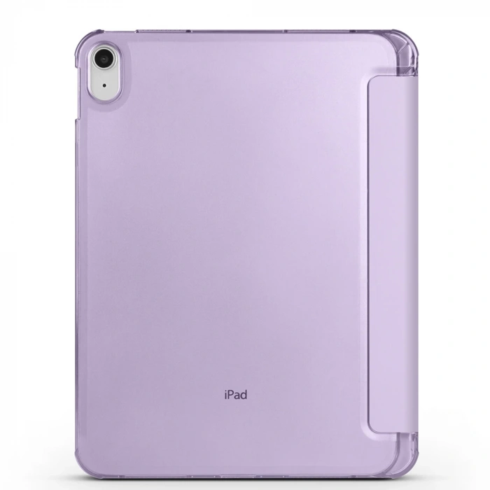 Apple iPad Air 10.9 2022 (10.Nesil) Zore Smart Cover Kalem Bölmeli Standlı 1-1 Kılıf