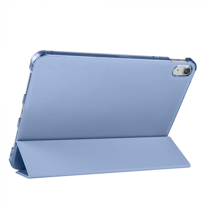 Apple iPad Air 10.9 2022 (10.Nesil) Zore Smart Cover Kalem Bölmeli Standlı 1-1 Kılıf