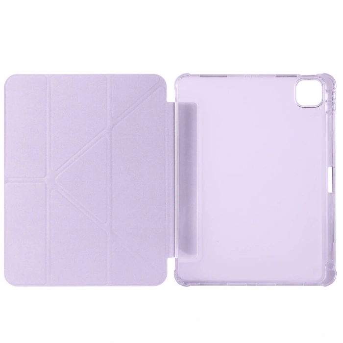 Apple iPad Air 11 2024 Kılıf Zore Tri Folding Kalem Bölmeli Standlı Kılıf