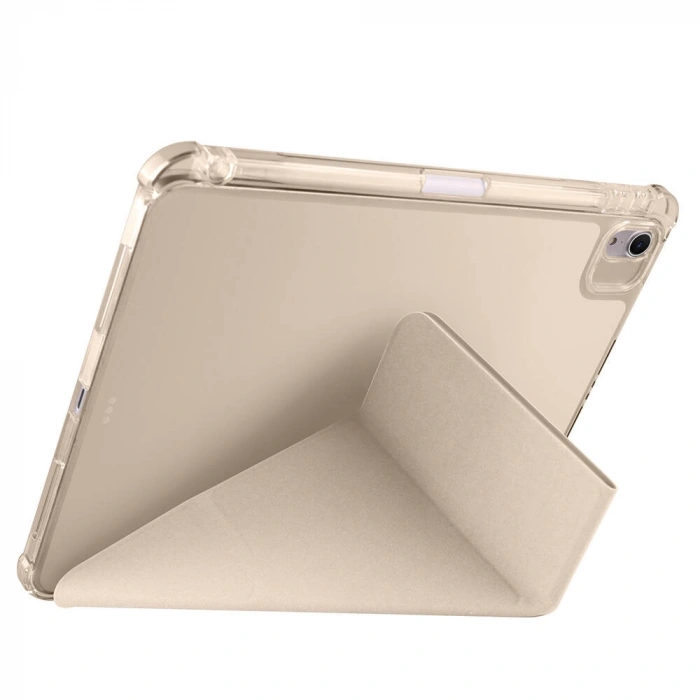 Apple iPad Air 11 2025 M3 Kılıf Zore Tri Folding Kalem Bölmeli Standlı Kılıf