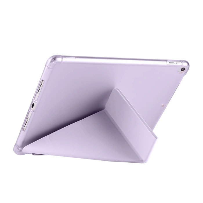 Apple iPad Pro 10.5 (7.Nesil) Kılıf Zore Tri Folding Kalem Bölmeli Standlı Kılıf