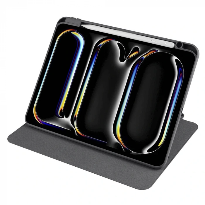 Apple iPad Pro 11 2025 M5 Kılıf Zore Termik Kalem Bölmeli Dönebilen Standlı Kılıf