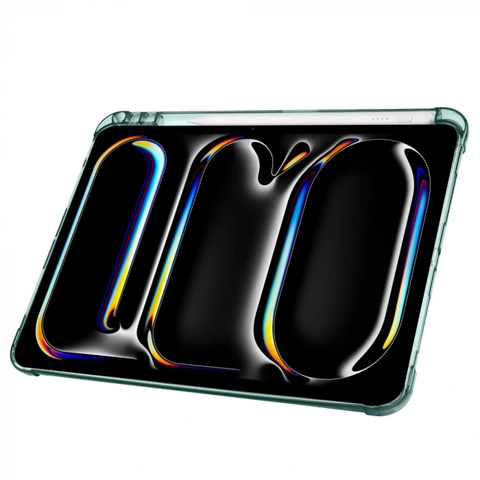 Apple iPad Pro 11 2025 M5 Kılıf Zore Tri Folding Kalem Bölmeli Standlı Kılıf