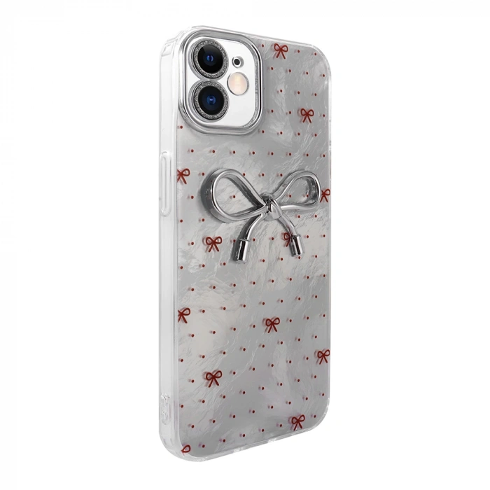 Apple iPhone 11 Kılıf Kamera Korumalı Figürlü Zore Ponti Silikon Kapak