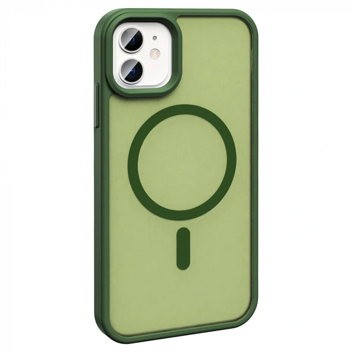 Apple iPhone 11 Kılıf M-safe Şarj Özellikli Mat Arka Yüzey Zore Sio Kapak