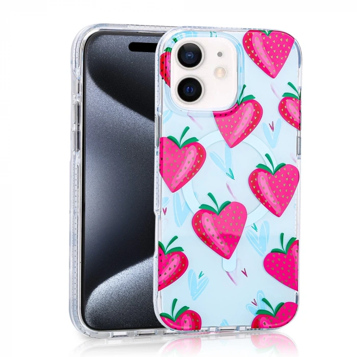 Apple iPhone 11 Kılıf M-safe Şarj Özellikli Zore Stilo Kapak