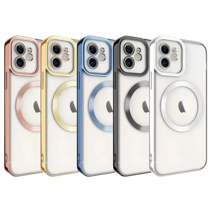 Apple iPhone 11 Kılıf M-safe Wireless Şarj Özellikli Zore Setro Silikon