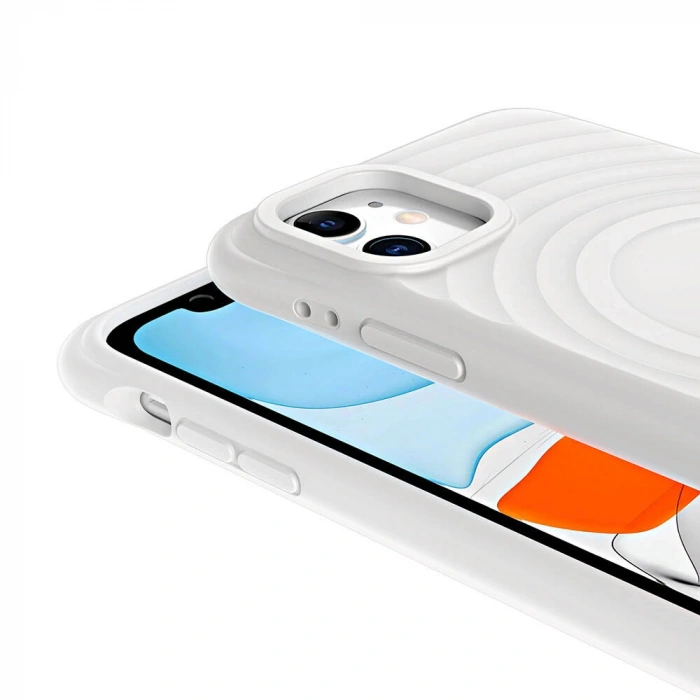 Apple iPhone 11 M-safe Şarj Özellikli Airbagli Mat Görünümlü Zore Hepi Kapak