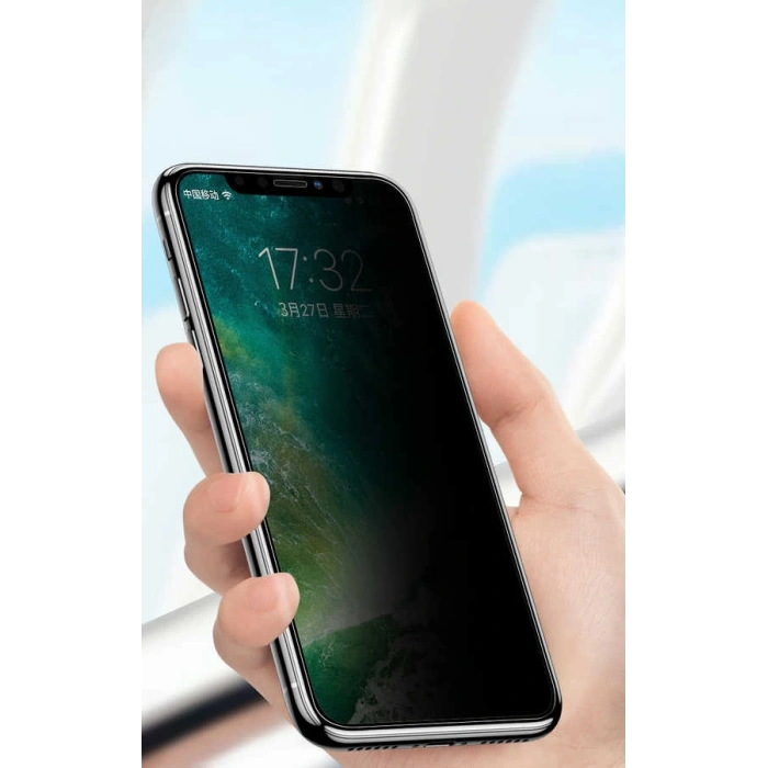 Apple iPhone 11 Zore Anti-Dust Mat Privacy Temperli Ekran Koruyucu