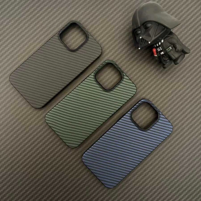 Apple iPhone 12 Kılıf Karbon Fiber Tasarımlı Zore Karbono Kapak