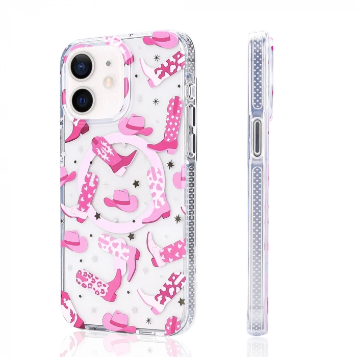 Apple iPhone 12 Kılıf M-safe Şarj Özellikli Zore Stilo Kapak