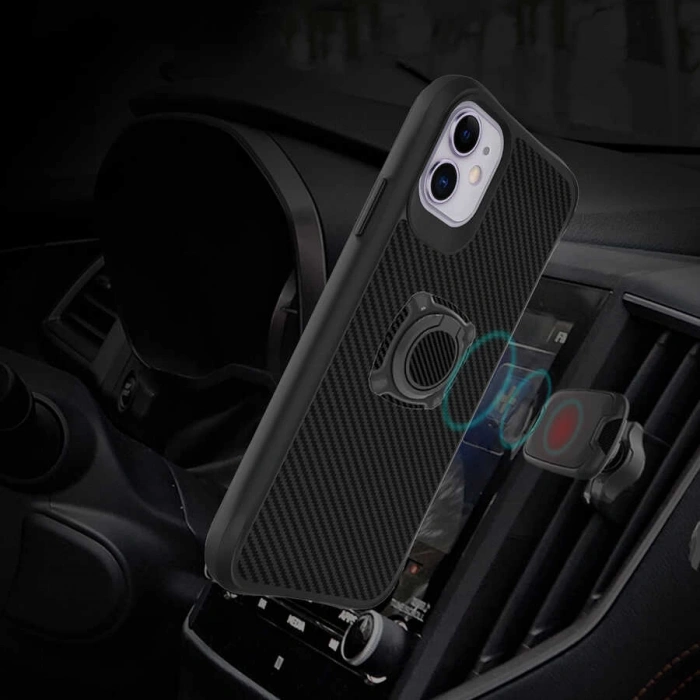 Apple iPhone 12 Kılıf Zore Timo Kapak