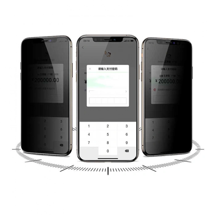 Apple iPhone 12 Pro Davin 5D Privacy Cam Ekran Koruyucu