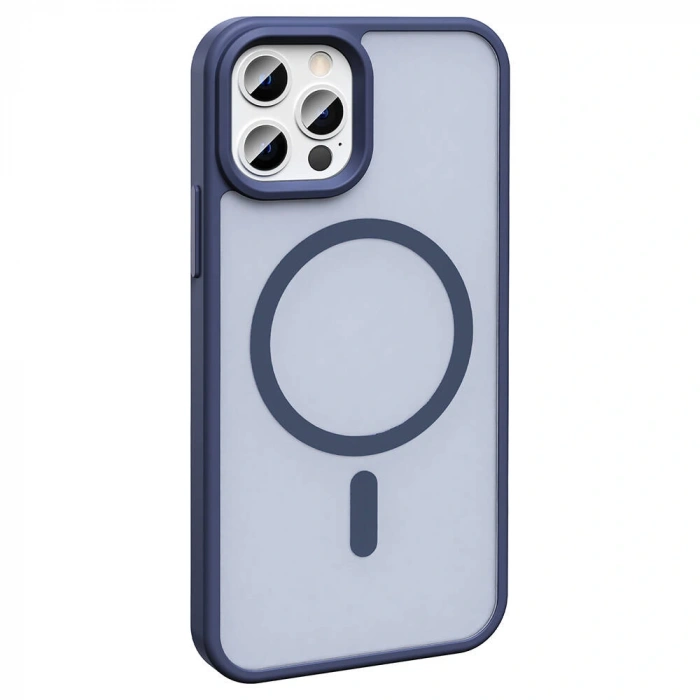 Apple iPhone 12 Pro Kılıf M-safe Şarj Özellikli Mat Arka Yüzey Zore Sio Kapak