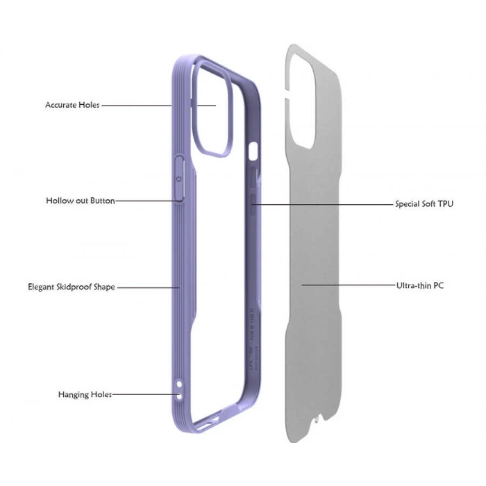 Apple iPhone 12 Pro Kılıf Zore Parfe Kapak