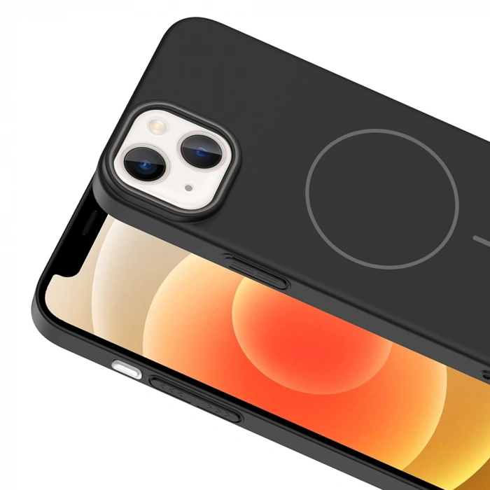 Apple iPhone 13 Kılıf M-safe Şarj Özellikli Zore Ruby Sert Kapak