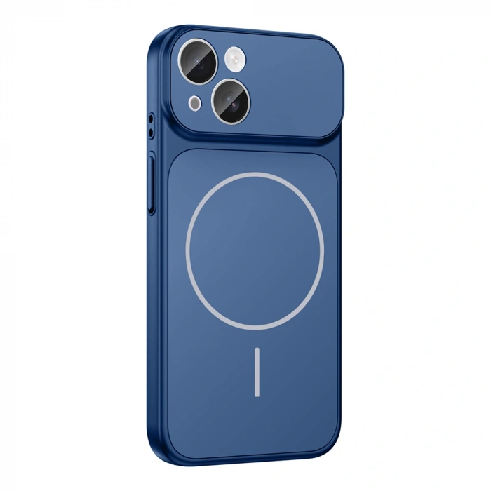 Apple iPhone 13 Kılıf Zore M-Safe Şarj Özellikli Kamera Korumalı Formen Kapak