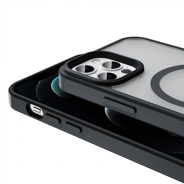 Apple iPhone 13 Pro Kılıf M-safe Şarj Özellikli Mat Arka Yüzey Zore Sio Kapak