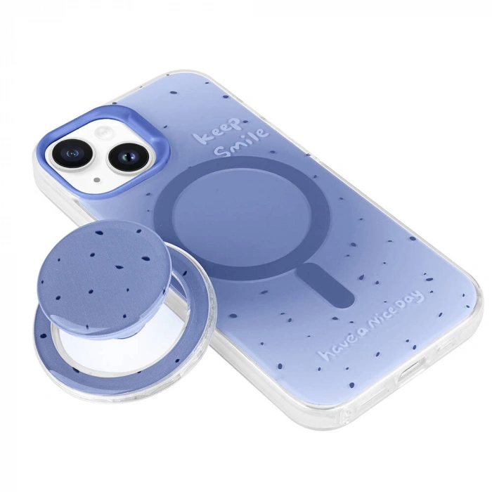 Apple iPhone 14 Kılıf M-safe Şarj Özellikli Tak-Çıkar Pop Soketli Zore Tiktok Kapak