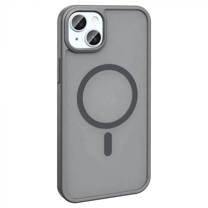 Apple iPhone 14 Plus Kılıf M-safe Şarj Özellikli Mat Arka Yüzey Zore Sio Kapak