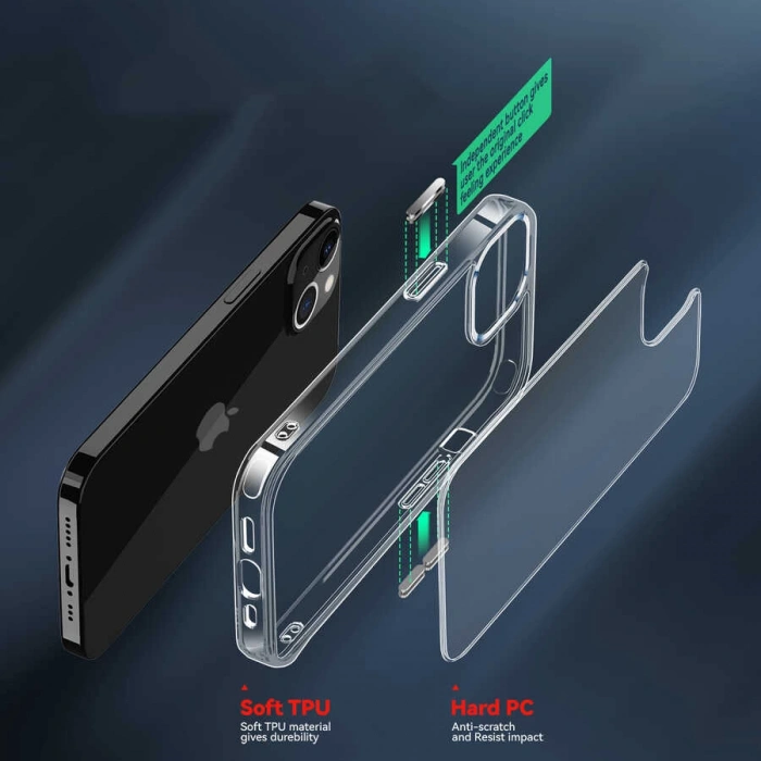 Apple iPhone 14 Plus Kılıf Zore Forst Kapak