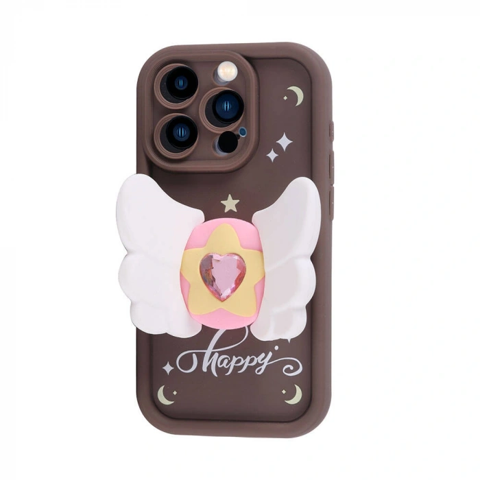 Apple iPhone 14 Pro Kılıf Kamera Korumalı Figür Tasarımlı Zore Kapya Kapak